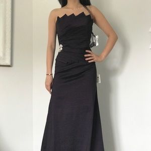 Dark Purple Evening Gown